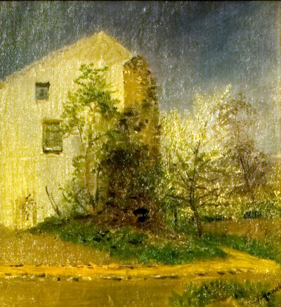 Arbres en fleurs - Laszlo Mednyanszky